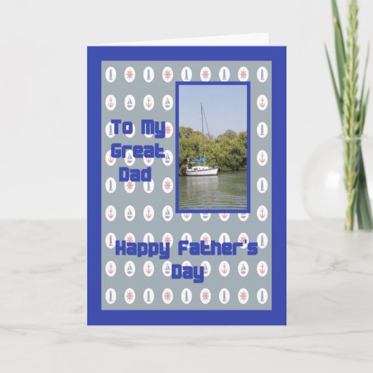 父航海のの日札 カード (正面)