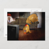 父親が眠るソファのポテト ポストカード (正面/裏面)