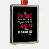 父親が言わないパパの贈り物 メタルオーナメント (右)