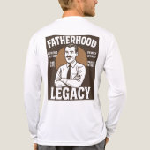 父親としての遺産 ヴィンテージ父の日  トライブレンドＴシャツ (背面)