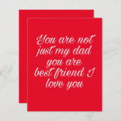 父親に表現愛するカード (正面/裏面)