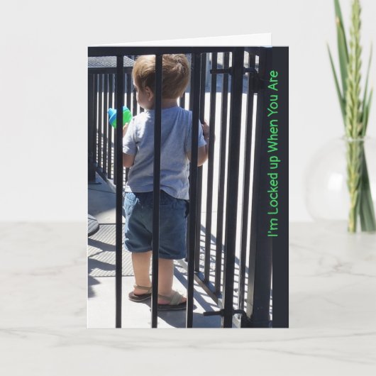 父親のためのクリスチャン受刑者カード カード (正面)