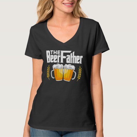 父親のためのビール引用文 Tシャツ (正面)