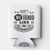 父親のようなフードはないヴィンテージ 文字デザイン 缶クーラー (裏面)