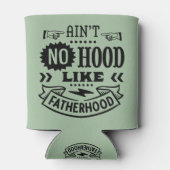 父親のようなフードは無い 缶クーラー (裏面)