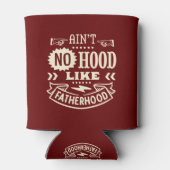 父親のようなフードは無い 缶クーラー (裏面)