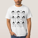 父親のようなTシャツの喜び Tシャツ<br><div class="desc">顔</div>