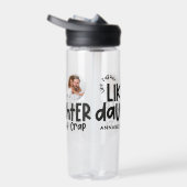 父親のように娘の写真がおもしろい好き ウォーターボトル (右面)