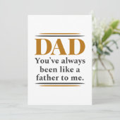 父親のように サンキューカード (スタンド正面)