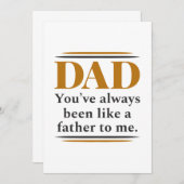 父親のように サンキューカード (正面/裏面)