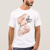 父親の優しい瞬間 Tシャツ (正面)