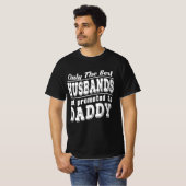父親の妊娠のお知らせに昇進する Tシャツ (正面フル)