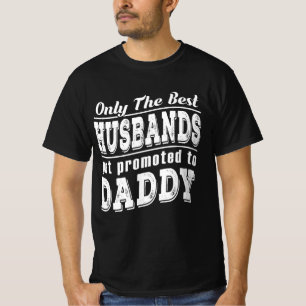 父親の妊娠のお知らせに昇進する Tシャツ