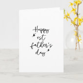 父親の幸せな日のカード カード (黄色い花)