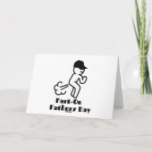 父親の日おなら カード (裏面)