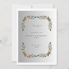 父親の日のカスタマイズ可能なホリデーカード シーズンカード