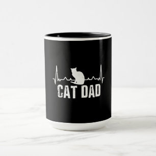 父親の日の猫パパ 猫レトロ マグカップ