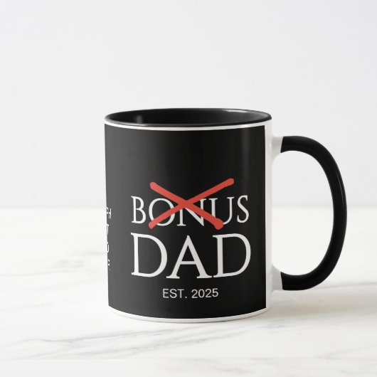 父親の日認定おめでとうボーナスDAD マグカップ (右)