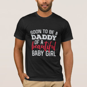 父親の贈り物を期待してすぐパパの赤ちゃんになる Tシャツ