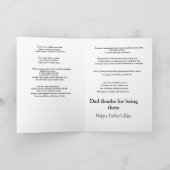 父親の遺産です。 カード (内部)