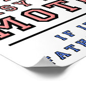 父親は母親のポスターでおもしろいはない ポスター (角)