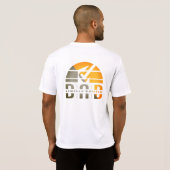 父親は無条件の愛である:パパ版 Tシャツ (裏面フル)