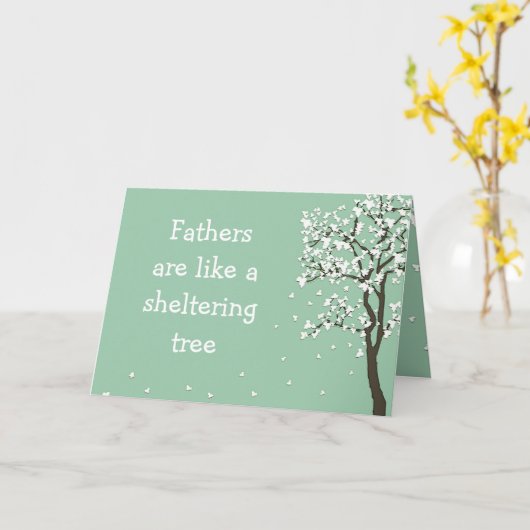 父親は避難木のようなものである～カードパパ カード (黄色い花)