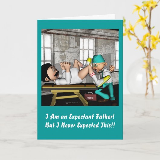 父親は？ カード (黄色い花)