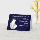 父親へのアドバイス ギフトカード カード (黄色い花)