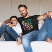 父親への子供のギフトモダンタイポグラフィ最高のディ Tシャツ