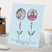 父親パーソナライズされたの庭の子供からの写真ギフト 台座サイン (インサイチュ)