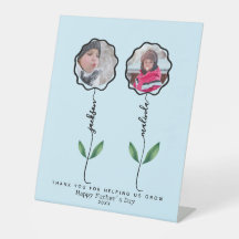 父親パーソナライズされたの庭の子供からの写真ギフト