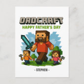 父親モードがアクティブ化 – Happy Father's Day ポストカード (正面)