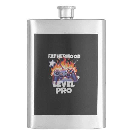 父親レベルのプロのゲーム フラスク (正面)