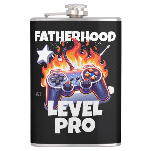 父親レベルのプロのゲーム フラスク (正面)