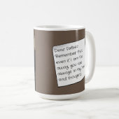 父親愛コーヒーマグ（距離からの贈り物） コーヒーマグカップ (正面右)