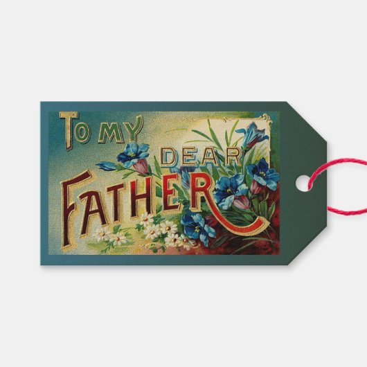 父親愛 ギフトタグ (正面(横))