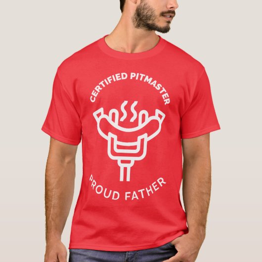父誇りを持った父のおもしろい日 Tシャツ (正面)