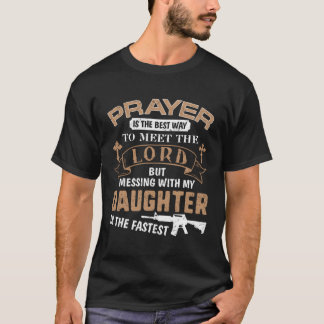 父誇りを持った父もし娘を混乱させる Tシャツ