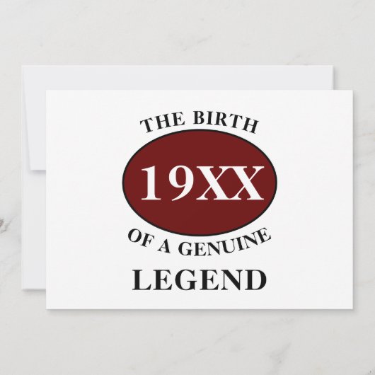 父誕生日写真テンプレート凡例名年 招待状 (裏面)