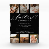 父辞書の定義フォトコラージュブラック フォトブロック (正面)