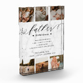 父辞書定義フォトコラージュ大理石 フォトブロック (左)