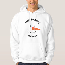 父雪だるま顔分隊の家族の衣装に一致 パーカ