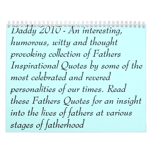 "父"がカレンダーあって下さい カレンダー (カバー)