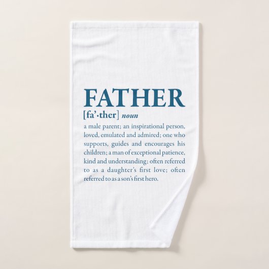 父 バスタオルセット (ハンドタオル)
