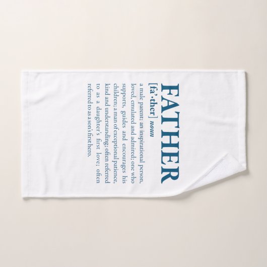 父 バスタオルセット (ハンドタオル)