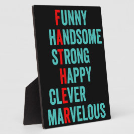 父 フォトプラーク