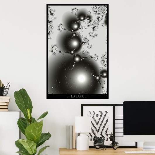 父 ポスター (ホームオフィス)