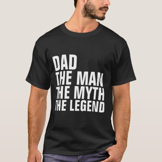父 伝説の男 Tシャツ (正面)
