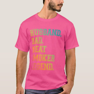 父 夫 肉スモーカー 伝説のグリル パパ 肉 Tシャツ